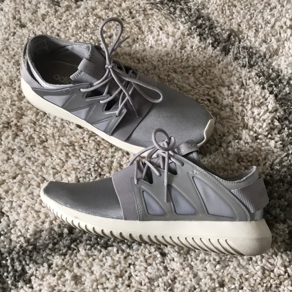 adidas Shoes - Adidas Tubular Viral - Silver - EUC!